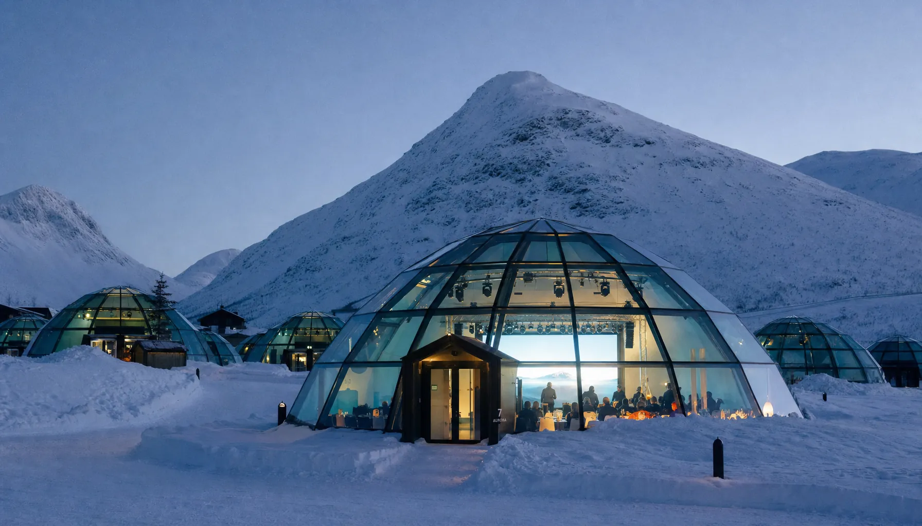 Corporate & Incentives — executive group in Finnish Lapland