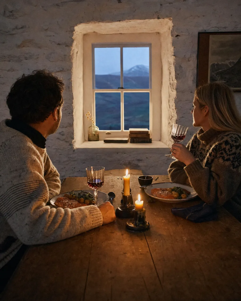 honeymoon editorial scene